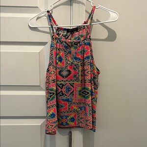 Glam Multicolor Geometric Camisole